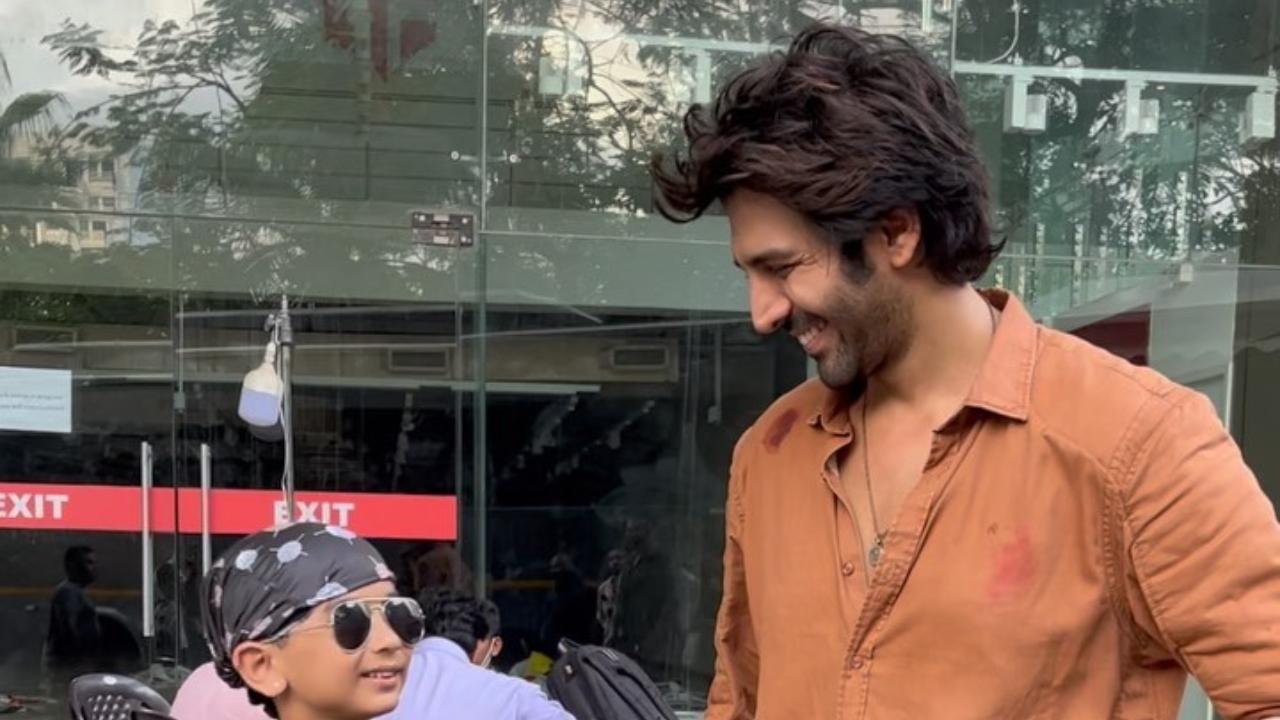 Kartik Aaryan has an adorable fan moment with little 'Rooh Baba'